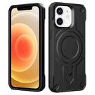 For iPhone 12 Breaker Velvet MagSafe Magnetic TPU Phone Case(Black) - 2