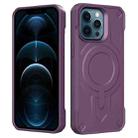 For iPhone 12 Pro Max Breaker Velvet MagSafe Magnetic TPU Phone Case(Dark Night Purple) - 2