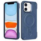 For iPhone 11 Breaker Velvet MagSafe Magnetic TPU Phone Case(Sapphire Blue) - 2