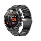 AK82 BT Call Smart Watch, Support Blood Oxygen / Blood Pressure / Heart Rate / Sports Health Monitoring Fitness Tracker(Space Gray  Steel) - 1