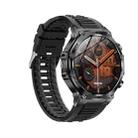 AK82 BT Call Smart Watch, Support Blood Oxygen / Blood Pressure / Heart Rate / Sports Health Monitoring Fitness Tracker(Space Gray Black Silicone) - 2