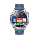 AK83 BT Call Smart Watch, Support Blood Pressure / Heart Rate / Sports Health Monitoring Fitness Tracker(Steel Blue Braid Silicone) - 3