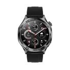AK83 BT Call Smart Watch, Support Blood Pressure / Heart Rate / Sports Health Monitoring Fitness Tracker(Black Silicone) - 3