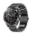 AK83 BT Call Smart Watch, Support Blood Pressure / Heart Rate / Sports Health Monitoring Fitness Tracker(Black 3-Bead Steel) - 1