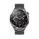 AK83 BT Call Smart Watch, Support Blood Pressure / Heart Rate / Sports Health Monitoring Fitness Tracker(Black 3-Bead Steel) - 3