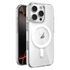 For iPhone 16 Pro Max AI Photo Button PC Hybrid TPU MagSafe Phone Case(Transparent) - 1