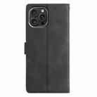 For iPhone 16 Pro Triangles Embossed Leather Phone Case(Black) - 3