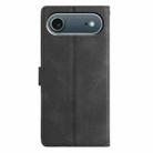 For iPhone 17 Air Triangles Embossed Leather Phone Case(Black) - 3