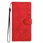 For iPhone 17 Air Triangles Embossed Leather Phone Case(Red) - 2