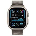 For Apple Watch 46mm / 49mm / 45mm / 44mm xDfind Umbrella Buckle Think Milanese Stainless Steel Watch Band(Titanium Color) - 3
