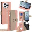 For Xiaomi Civi 5 Pro 5G Crossbody Litchi Texture Leather Phone Case(Pink) - 1