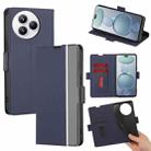 For Xiaomi Civi 5 Pro 5G Twill Texture Side Button Leather Phone Case(Blue) - 1