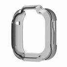 For Redmi Kids Watch Half Coverage Hollow TPU Watch Protective Case(Transparent Black) - 2