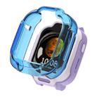 For Redmi Kids Watch Half Coverage Hollow TPU Watch Protective Case(Transparent Blue) - 1