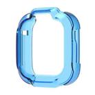 For Redmi Kids Watch Half Coverage Hollow TPU Watch Protective Case(Transparent Blue) - 2