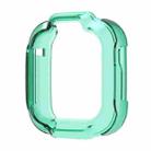 For Redmi Kids Watch Half Coverage Hollow TPU Watch Protective Case(Transparent Green) - 2
