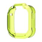 For Redmi Kids Watch Half Coverage Hollow TPU Watch Protective Case(Transparent Lime) - 2