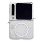 For Huawei Pura X Transparent Side Buckle MagSafe TPU Phone Case - 1