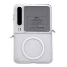 For Huawei Pura X Integrated Transparent Side Buckle MagSafe TPU Phone Case - 1