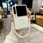 For Huawei Pura X Transparent Side Buckle MagSafe TPU Phone Case with Bead Chain - 2