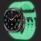 For Samsung Galaxy Watch Ultra 47mm Dual Buckle Colorful Dots Silicone Watch Band(Transparent Luminous) - 1
