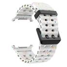 For Samsung Galaxy Watch Ultra 47mm Dual Buckle Colorful Dots Silicone Watch Band(Starlight) - 3
