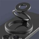 Triple Folding MagSafe Double-Sided Magnetic Phone Ring Holder(Black) - 2