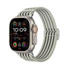 For Apple Watch 46mm / 49mm / 45mm / 44mm Breathable Nylon Fish Line Weaving Watch Band(Starlight) - 1
