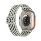 For Apple Watch 46mm / 49mm / 45mm / 44mm Breathable Nylon Fish Line Weaving Watch Band(Starlight) - 3