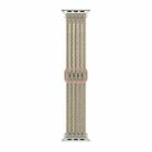 For Apple Watch 46mm / 49mm / 45mm / 44mm Breathable Nylon Fish Line Weaving Watch Band(Khaki) - 2