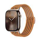 For Apple Watch 42mm / 41mm / 40mm / 38mm Breathable Nylon Fish Line Weaving Watch Band(Orange) - 1