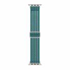 For Apple Watch 42mm / 41mm / 40mm / 38mm Breathable Nylon Fish Line Weaving Watch Band(Teal Green) - 2