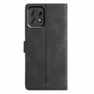 For Motorola Edge 50 Pro Triangles Embossed Leather Phone Case(Black) - 3