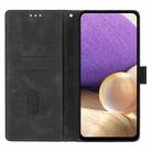 For Motorola Moto G75 5G Triangles Embossed Leather Phone Case(Black) - 4