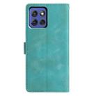 For Motorola Moto G Stylus 5G 2025 Triangles Embossed Leather Phone Case(Green) - 3