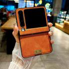For Huawei Pura X Crazy Horse Texture Three-stage Leather Phone Case(Brown) - 2