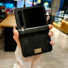 For Huawei Pura X Crazy Horse Texture Three-stage Leather Phone Case(Black) - 2
