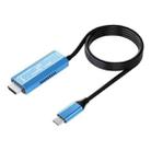 YCE-V286A Type-C to HDMI2.1 8K Adapter Cable(Blue) - 1