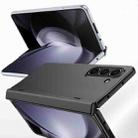 For Samsung Galaxy Z Fold5 5G Integrated Spring Axis Skin Feel Phone Case(Black) - 2