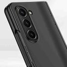 For Samsung Galaxy Z Fold5 5G Integrated Spring Axis Skin Feel Phone Case(Black) - 3