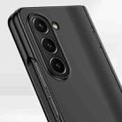 For Samsung Galaxy Z Fold6 5G Integrated Spring Axis Skin Feel Phone Case(Black) - 3