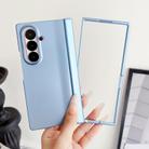 For Samsung Galaxy Z Fold7 5G Integrated Spring Axis Skin Feel Phone Case(Blue) - 2