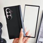 For Samsung Galaxy Z Fold7 5G Integrated Spring Axis Skin Feel Phone Case(Black) - 2