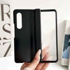 For Samsung Galaxy Z Fold3 5G Integrated Spring Axis Skin Feel Phone Case(Black) - 2