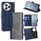 For Xiaomi Civi 5 Pro 5G Contrast Color Side Buckle Leather Phone Case(Blue + Grey) - 1