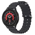 22mm xDfind Ocean Style Silicone Solid Color Watch Band(Rock Grey) - 1