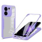 For OPPO Reno13 F 4G / 5G 360 Degrees Full Body Phone Case(Purple) - 1