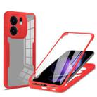 For OPPO Reno13 F 4G / 5G 360 Degrees Full Body Phone Case(Red) - 1