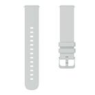 18mm xDfind Flat Pure Color Silicone Watch Band(Cloud Grey) - 3