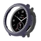 For Amazfit Active 2 Diamond Half Coverage PC Watch Protective Case(Ink Blue) - 1